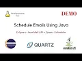 Schedule Emails Using Java - Demo