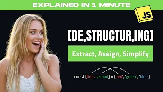 Javascript Destructuring in 1 Minute
