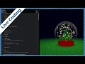 Creating a snow-globe with pure CSS - Live coding session