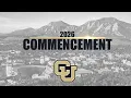2026 CU-Boulder Commencement SPAN