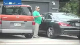 Pedophile actor Brian Peck seen after his release from prison