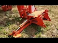 Kubota BH77 Backhoe Outrigger Bleed Down