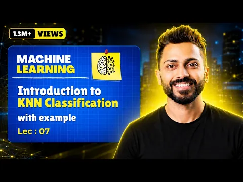 Lec-7: kNN Classification with Real Life Example | Movie Imdb Example | Supervised Learning - YouTube thumbnail