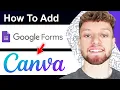 How To Add and Embed Google Form on Canva Website Step By Step