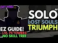 How To SOLO Lost Souls With NO SPECIAL TOWERS NO SKILL TREE - Full EZ GUIDE Roblox TDS