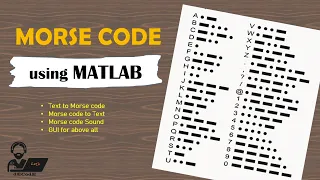 Morse Code generation in MATLAB let s dECodE MATLAB Morse code Sounds Morse code to Text