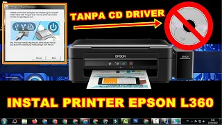 hanya 5 menit cara instal printer epson l360 tanpa cd driver