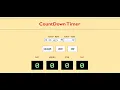 Countdown Timer Using HTML CSS JS