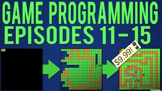 Java Game Programming Episodes 11-15 Enemies Grids