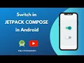 How to create SWITCH in Jetpack compose Android Studio Tutorial Inside Android