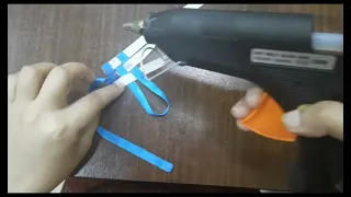 how to woven ribbon heart by zafira fatima