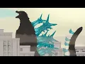 Lagu Godzilla Minus One Atomic Breath Scene Ginza | Recreación | Stick Nodes Animation 