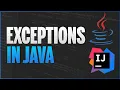 Exceptions in Java try-catch-finally throw - Java Programmieren Lernen Deutsch