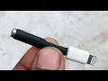 How To change iphone Lightning Connector in to 3 5mm Headphone jack Adaptor