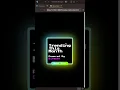 ASMR Programming Simple Neon Card Trending Animation