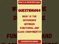 React Functional vs Class Components Explained Fast