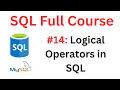 SQL Tutorial Logical Operators in SQL MySQL Workbench