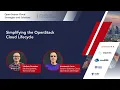 Simplifying the OpenStack Cloud Lifecycle by Vladimir Ermakov and Konstantin Larin Sardina Systems
