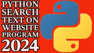 Python Web Scraping Beginners Tutorial Search Text on Website Project 2024