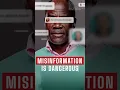 Misinformation is Dangerous 10 English