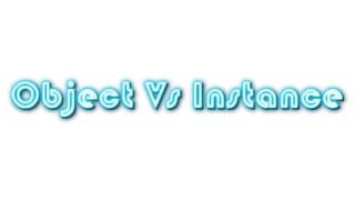Java Program To Understand Object and Instance