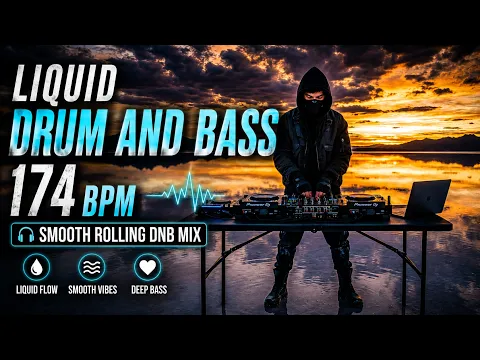 174 BPM Liquid Drum and Bass Mix 2026 - Smooth Rolling Sunset Vibes for Deep Focus & Night Drives