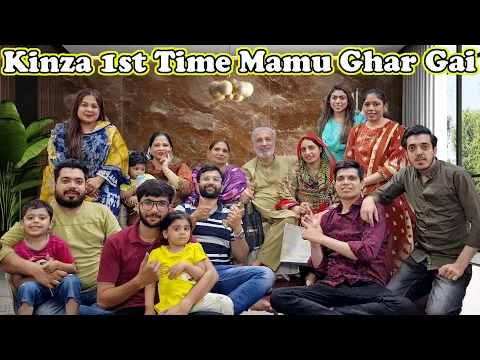 Download MP3 1st Time Kinza Mamu K Ghar Gai | Mama Ne Mamu Or Mami Ko Kia Gifts Diye | Family Get Together