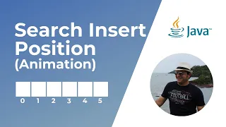 Search Insert Position in a Sorted Array Animation Leetcode Coding Interview Question