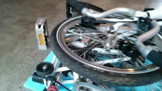 Storing my touring tools inside my Brompton frame