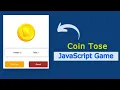 COIN TOSS GAME USING HTML CSS AND JAVASCRIPT