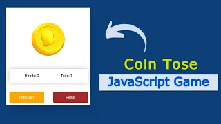 COIN TOSS GAME USING HTML CSS AND JAVASCRIPT