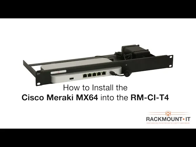 Rack mount Kit for Cisco Meraki MX64, MX67, and MX67C