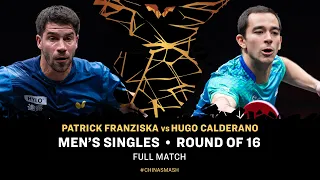FULL MATCH | Patrick Franziska vs Hugo Calderano | MS R16 | #ChinaSmash 2026