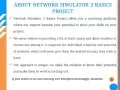 NETWORK SIMULATOR 2 BASICS PROJECT