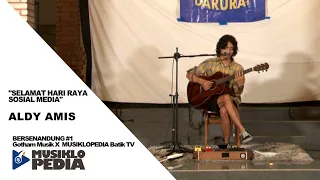 aldy amis selamat hari raya sosial media live perform bersenandung 1