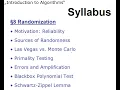 CS300 Introduction to Algorithms Chapter 8 Randomization