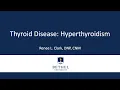 Thyroid Disease Hyperthyroidism