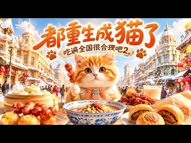 都重生成猫了,吃遍全国很合理吧2!