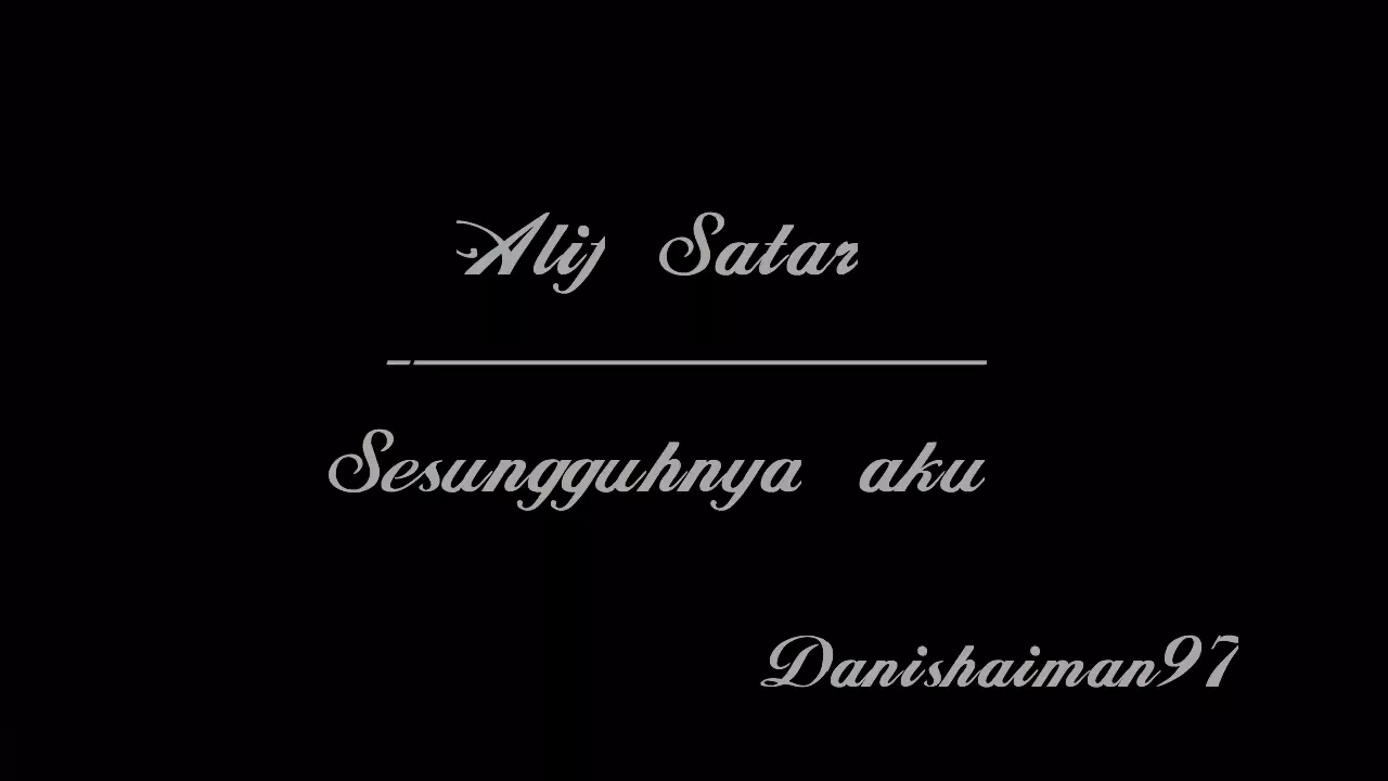 Alif satar - Sesungguhnya Aku (Danish cover) Alif satar - Sesungguhnya Aku (Danish cover)
