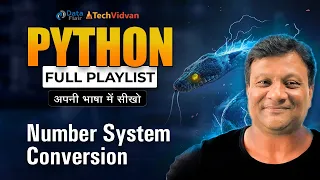 Number System Conversion in Python in Hindi Python Number System Part-2 Python for Beginners
