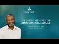 Celebration of Life Elder Aden Emanuel Nangle