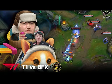 Video Thumbnail: λ©μ΄νΉλ ν΄μ£Όλ μ°λ¦¬ λλ ¨λ | T1 vs BFX | 2026 LCK CUP