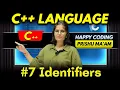 7 identifiers in C Complete C Course Happy Coding with Prishu