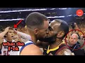 LeBron James and Steph Curry Accidentally Kiss NBA ALL-STAR FUNNY MOMENTS