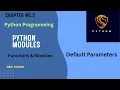 Lect 25 Function Default Parameter