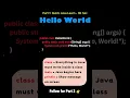 Part 1 Hello World
