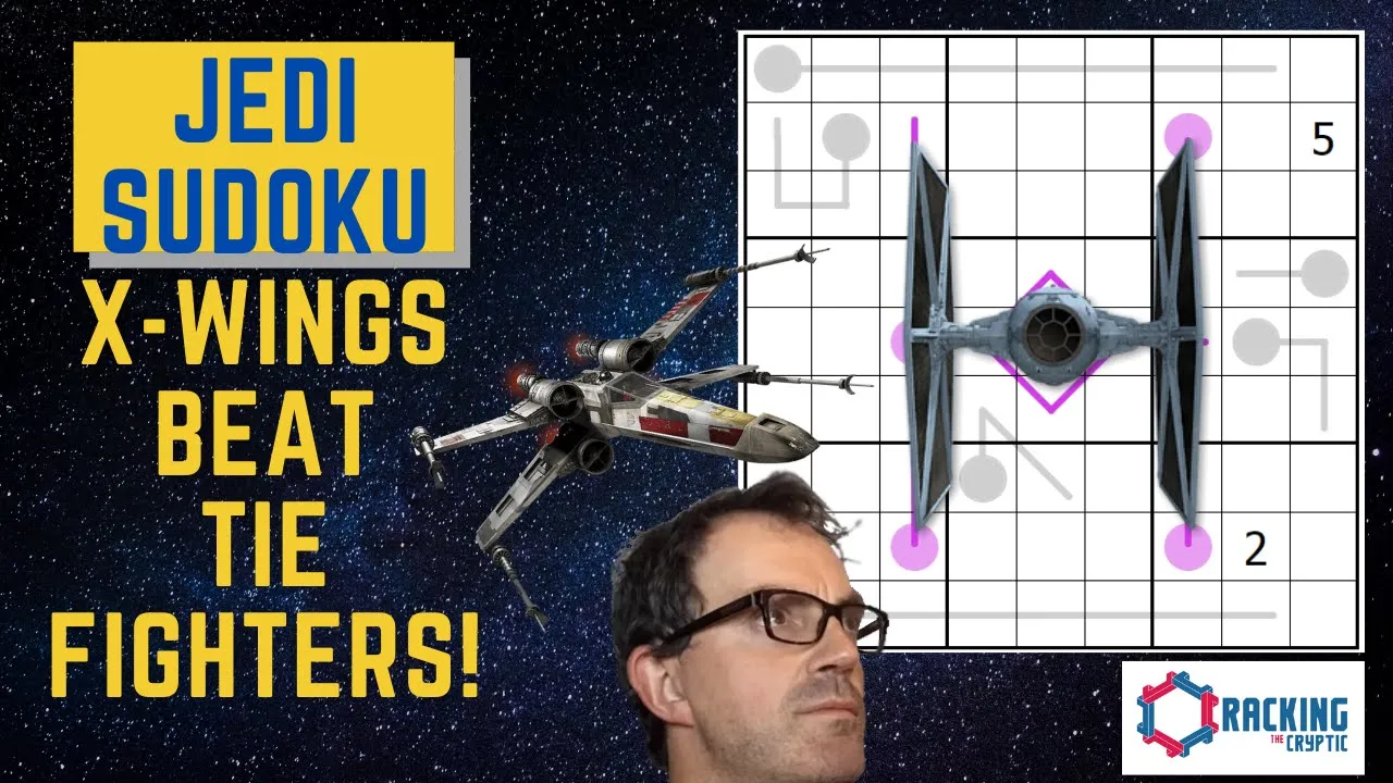 Jedi Sudoku:  X-Wings Beat TIE Fighters!