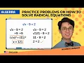 Solving Radical Equations Precalculus