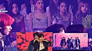BLACKPINK REACTION TO BTS IDOL MMA 2018 