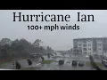 Hurricane Ian Outdoor storm footage in Venice FL